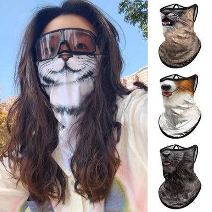 Face Mask with Ear Loops Neck Gaiter Face