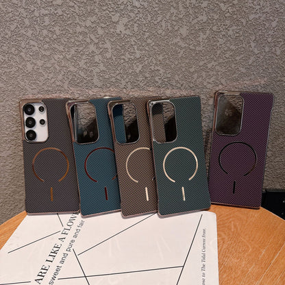 Frameless Kevlar Anti-drop Magnetic Samsung Phone Case