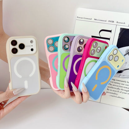 Slim Waist Liquid Magnetic Apple Phone Case