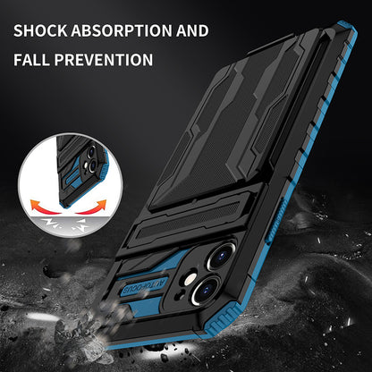 Card holder and drop-proof Apple phone case