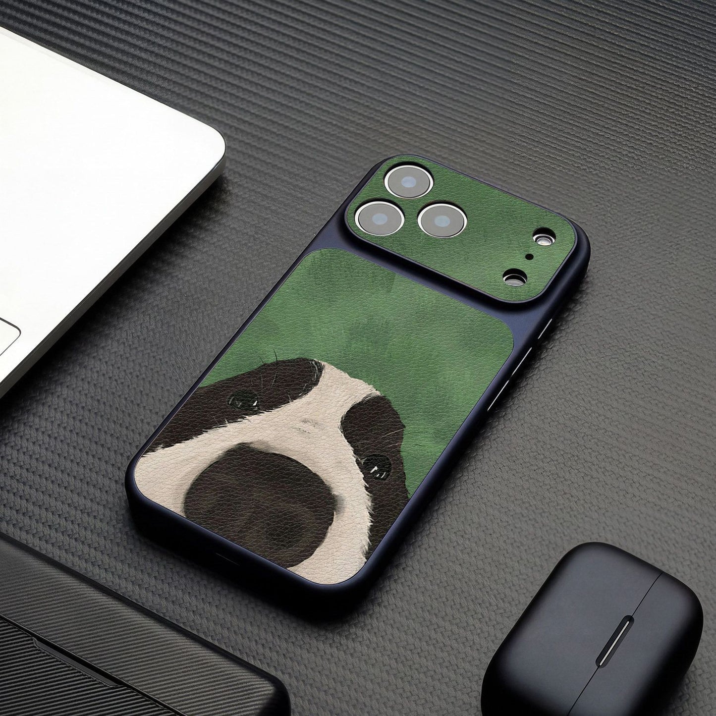 Skin-like Grassland Border Collie iPhone Case