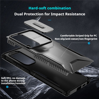 Lens-mounted window anti-drop Samsung phone case
