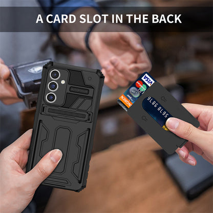 Card holder and drop-proof Samsung phone case