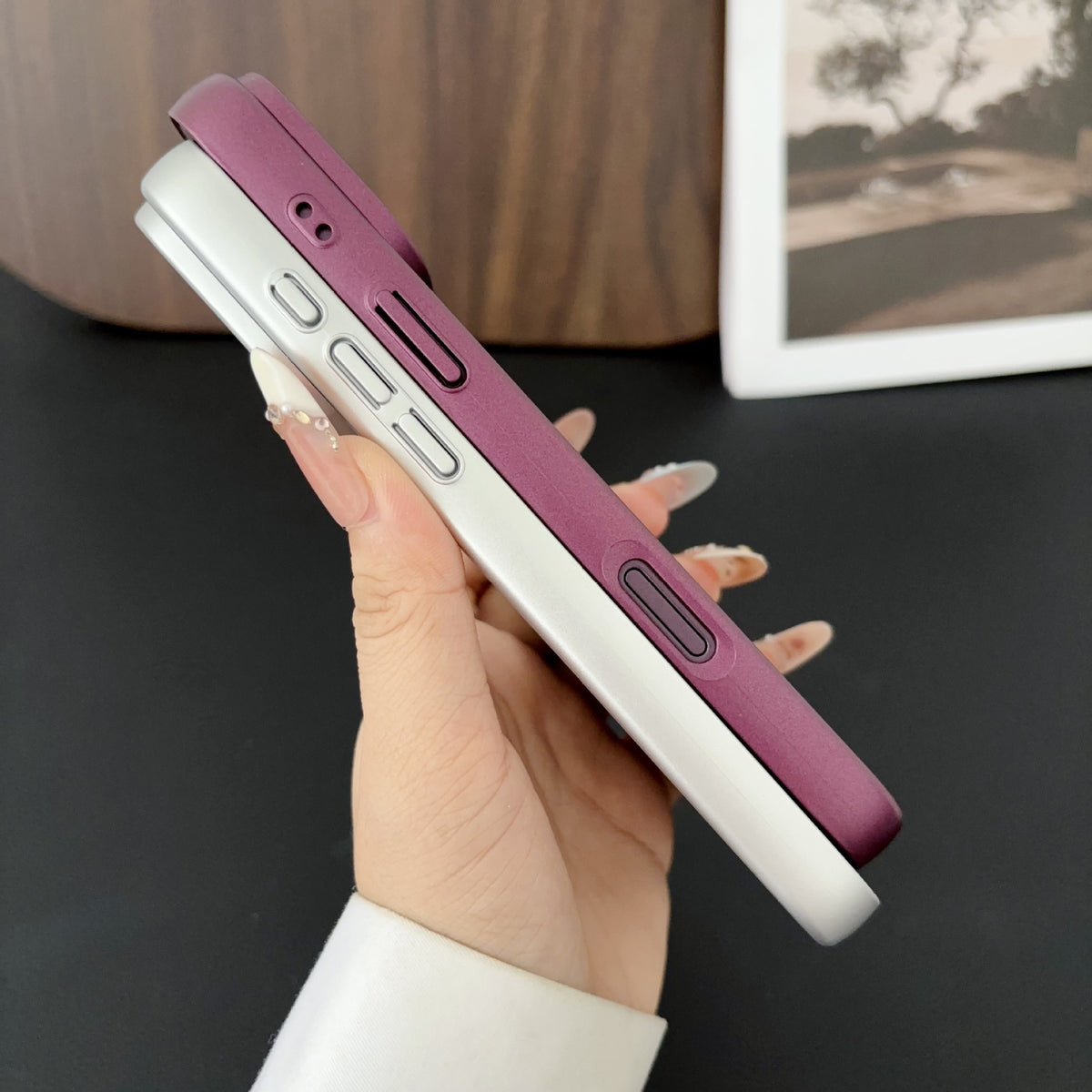 Cyclone cooling and breathable mesh magnetic Apple phone case