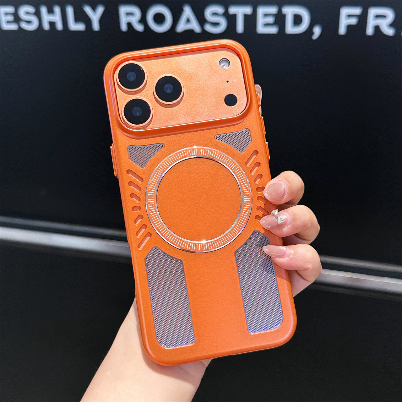 Ice Blade Cooling Magnetic Apple Phone Case