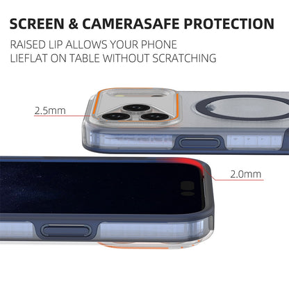 Frosted anti-drop magnetic stand Apple phone case