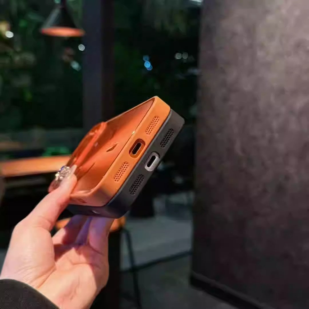 Magnetic Apple Phone Case with Glossy Finish