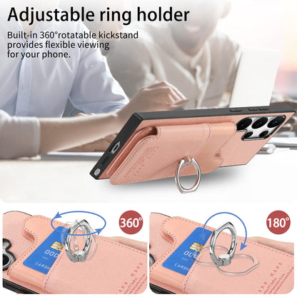 Fashionable flip leather Samsung phone case
