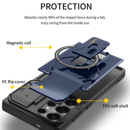 Mecha Stand Magnetic Samsung Phone Case