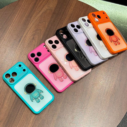 Astronaut-themed creative stand for Apple phone case