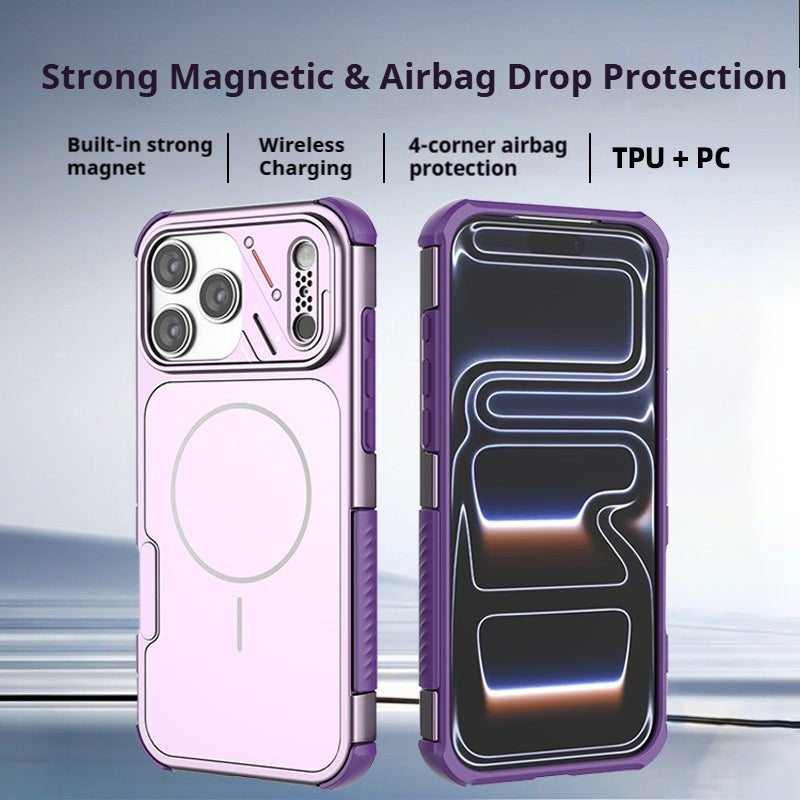 Shield anti-drop magnetic Apple phone case