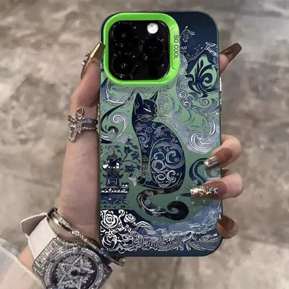 Totem Cat Anti-drop Apple Phone Case