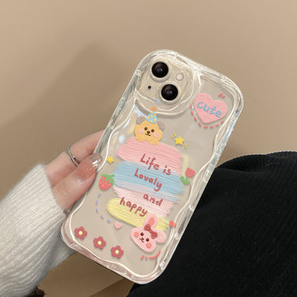 Transparent Creative Apple Phone Case