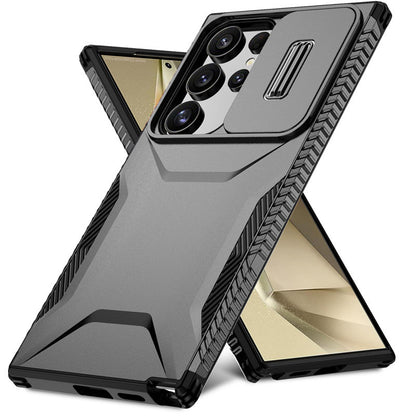 Lens-mounted window anti-drop Samsung phone case