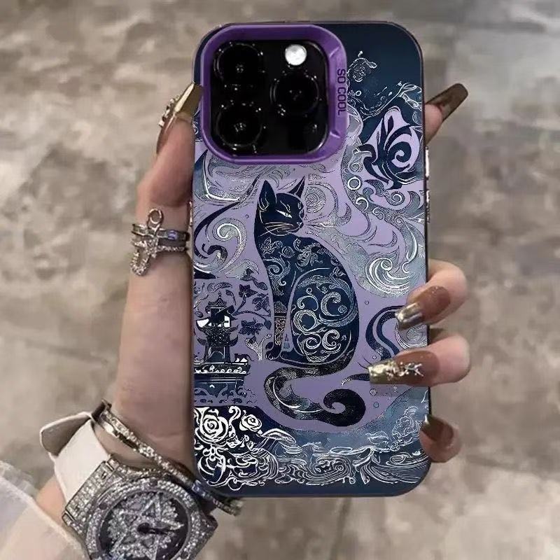 Totem Cat Anti-drop Apple Phone Case