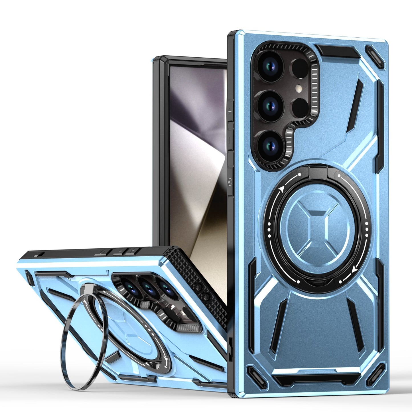 Golden Armor 2nd Generation Magnetic Stand Anti-drop Samsung Phone Case