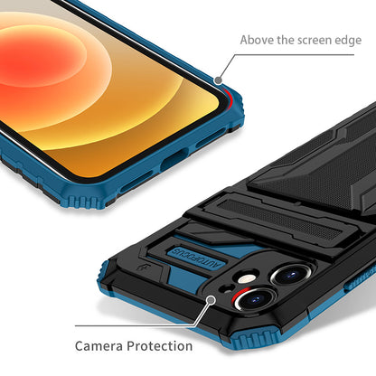 Card holder and drop-proof Apple phone case