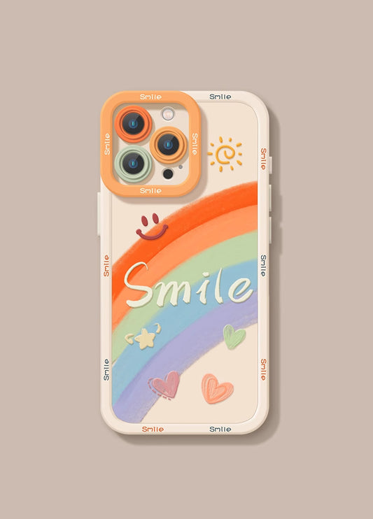 Cute donut silicone Apple phone case