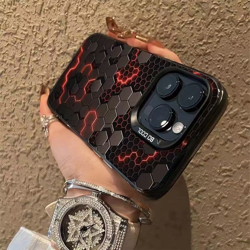 Laser mechanical Apple phone case