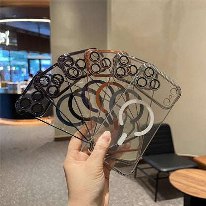 Electroplating borderless magnetic iPhone case
