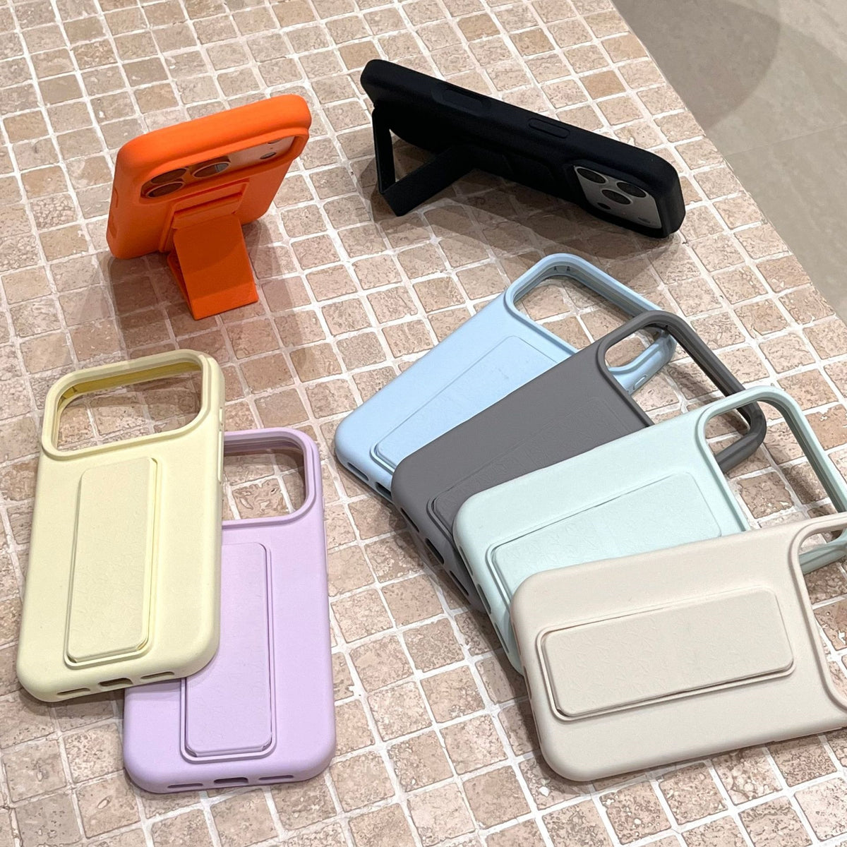 iPhone Case with Integrated Foldable Stand