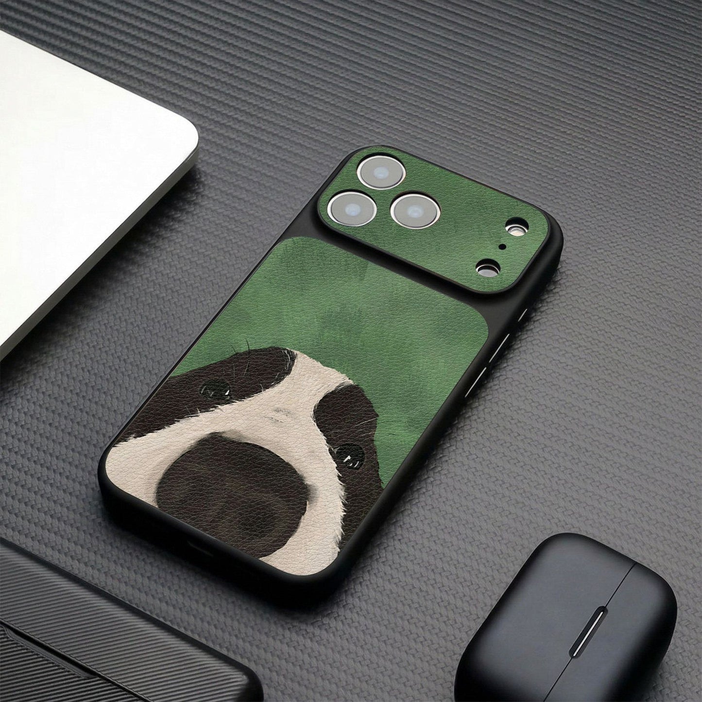 Skin-like Grassland Border Collie iPhone Case