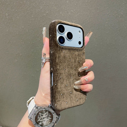 Retro Corduroy Starry Sky Apple Phone Case