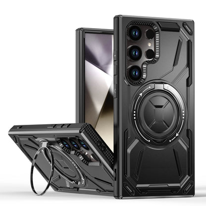 Golden Armor 2nd Generation Magnetic Stand Anti-drop Samsung Phone Case