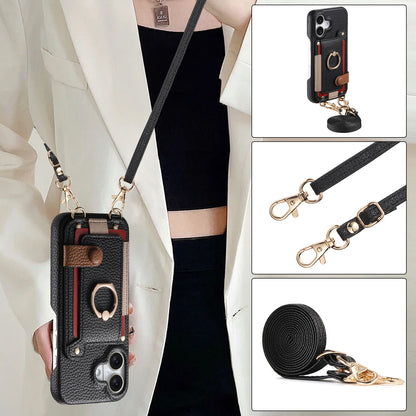 Long lanyard crossbody iPhone case