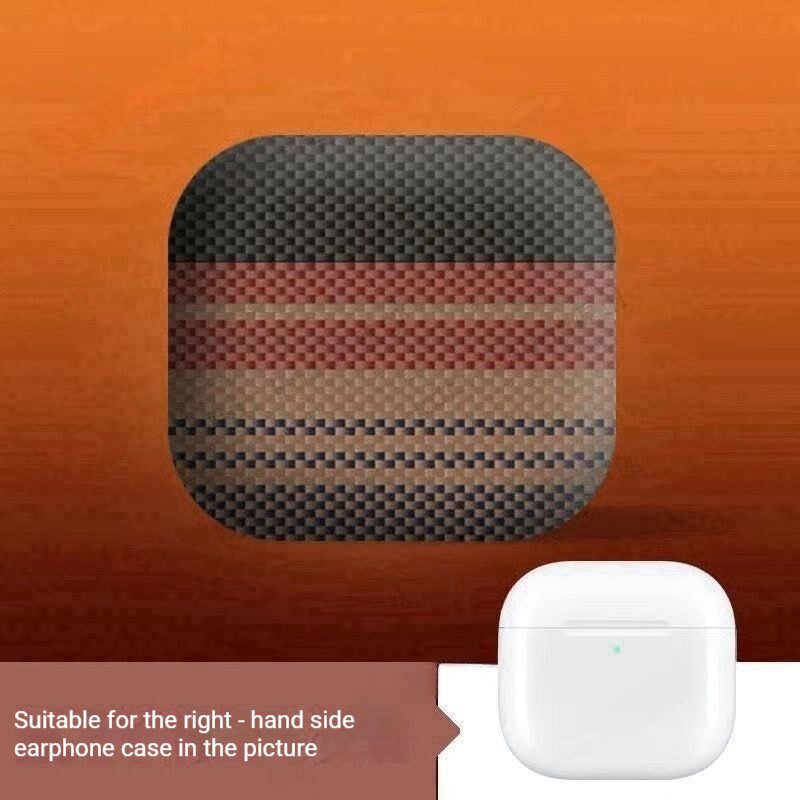 Matte Carbon Fiber Texture AirPods Case