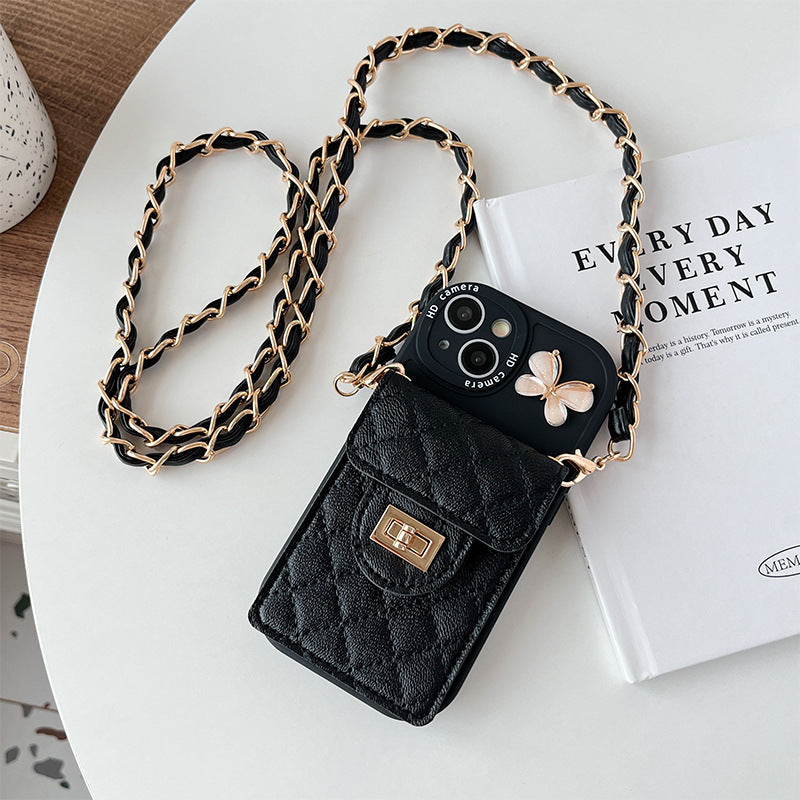 INS Butterfly Chain Big Eyes Apple Phone Case