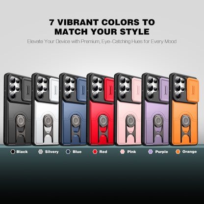 Linktop sliding window bracket mecha Samsung phone case