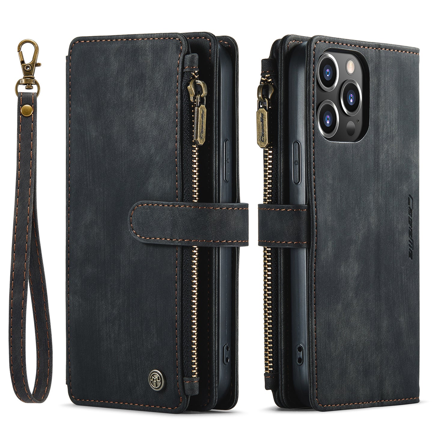 Luxury Collection 3-in-1 Multifunctional Wallet Style iPhone Mobile Phone Leather Case