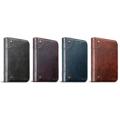 Folio-style card-holder leather case for iPhone Duo