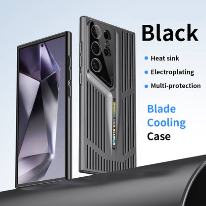 Electroplating blade heat dissipation Samsung mobile phone case