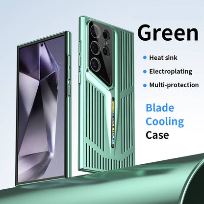 Electroplating blade heat dissipation Samsung mobile phone case