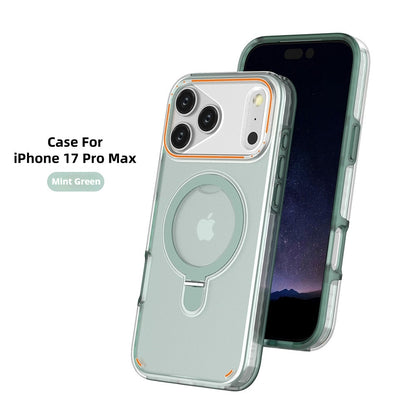 Frosted anti-drop magnetic stand Apple phone case