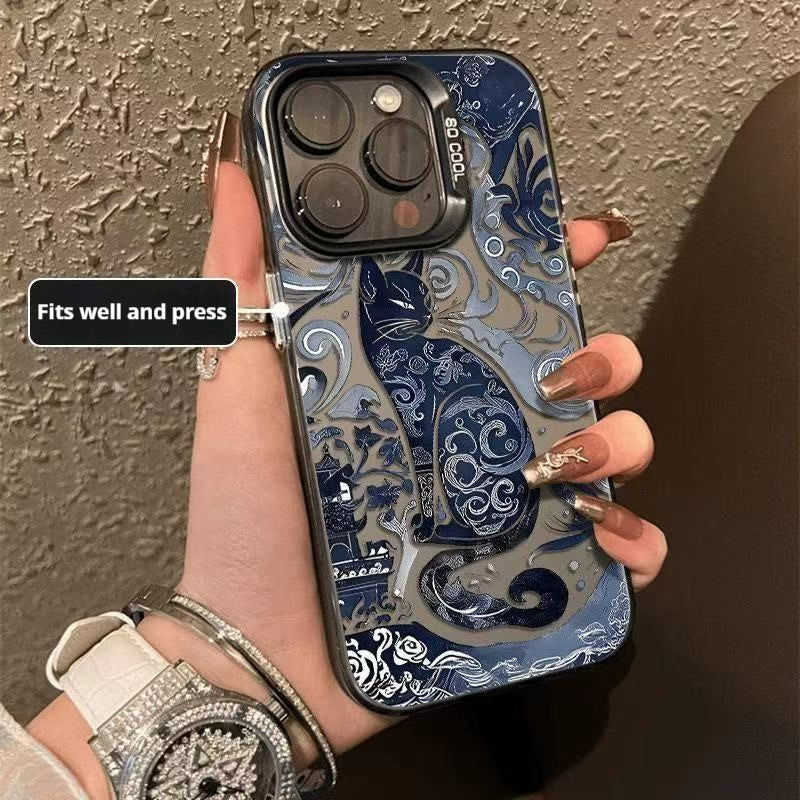 Totem Cat Anti-drop Apple Phone Case