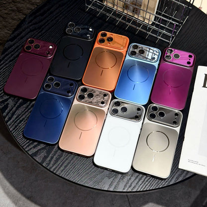 Flowing Light Thin Circle Magnetic Apple Phone Case