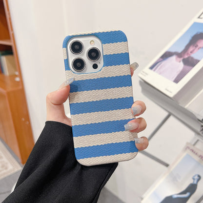 Simple fabric half-coverage Apple phone case