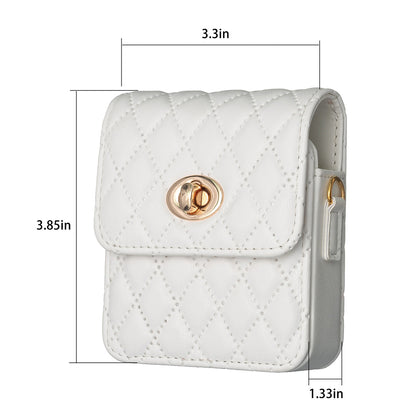 Samsung Z Flip Fashion Leather Case with String
