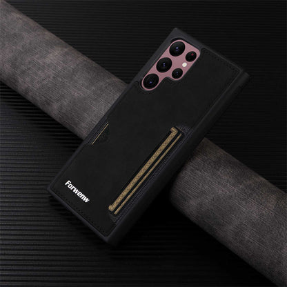 Light luxury high-end card slot Samsung mobile phone case