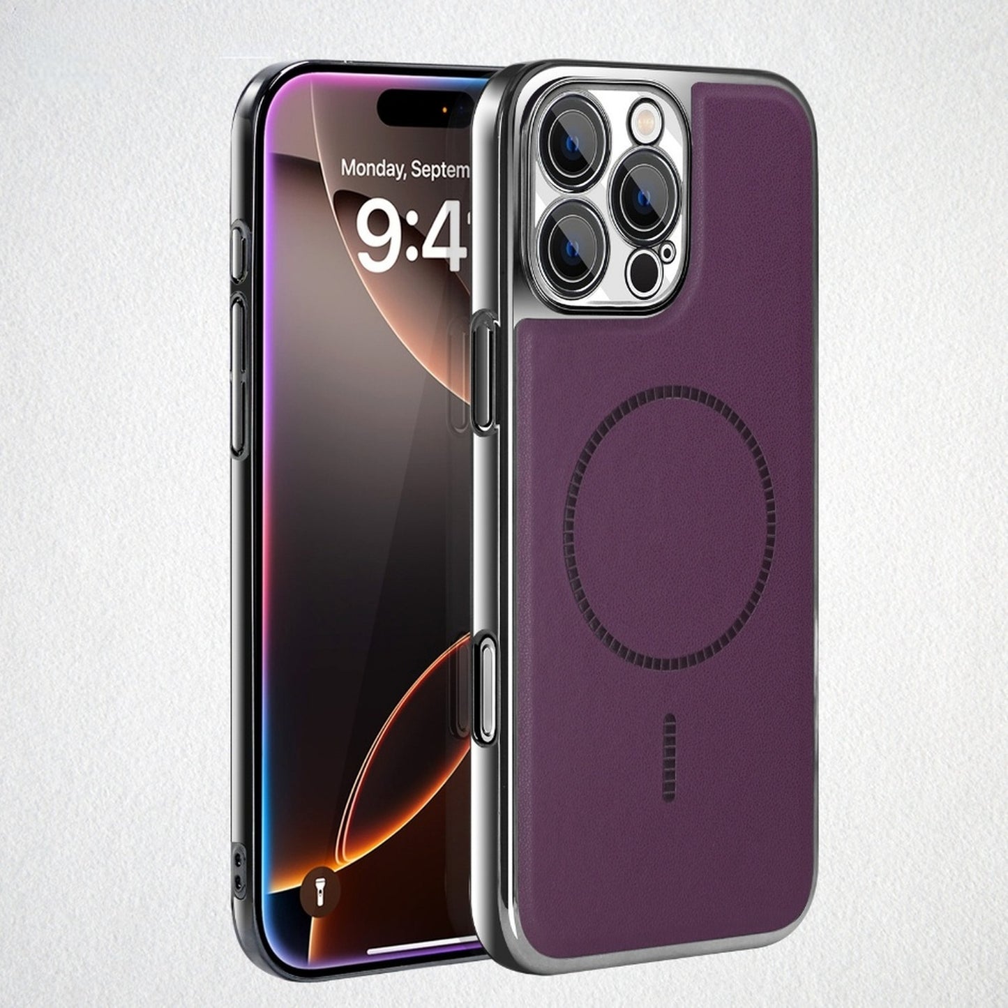 Electroplating carbon fiber leather texture Apple phone case