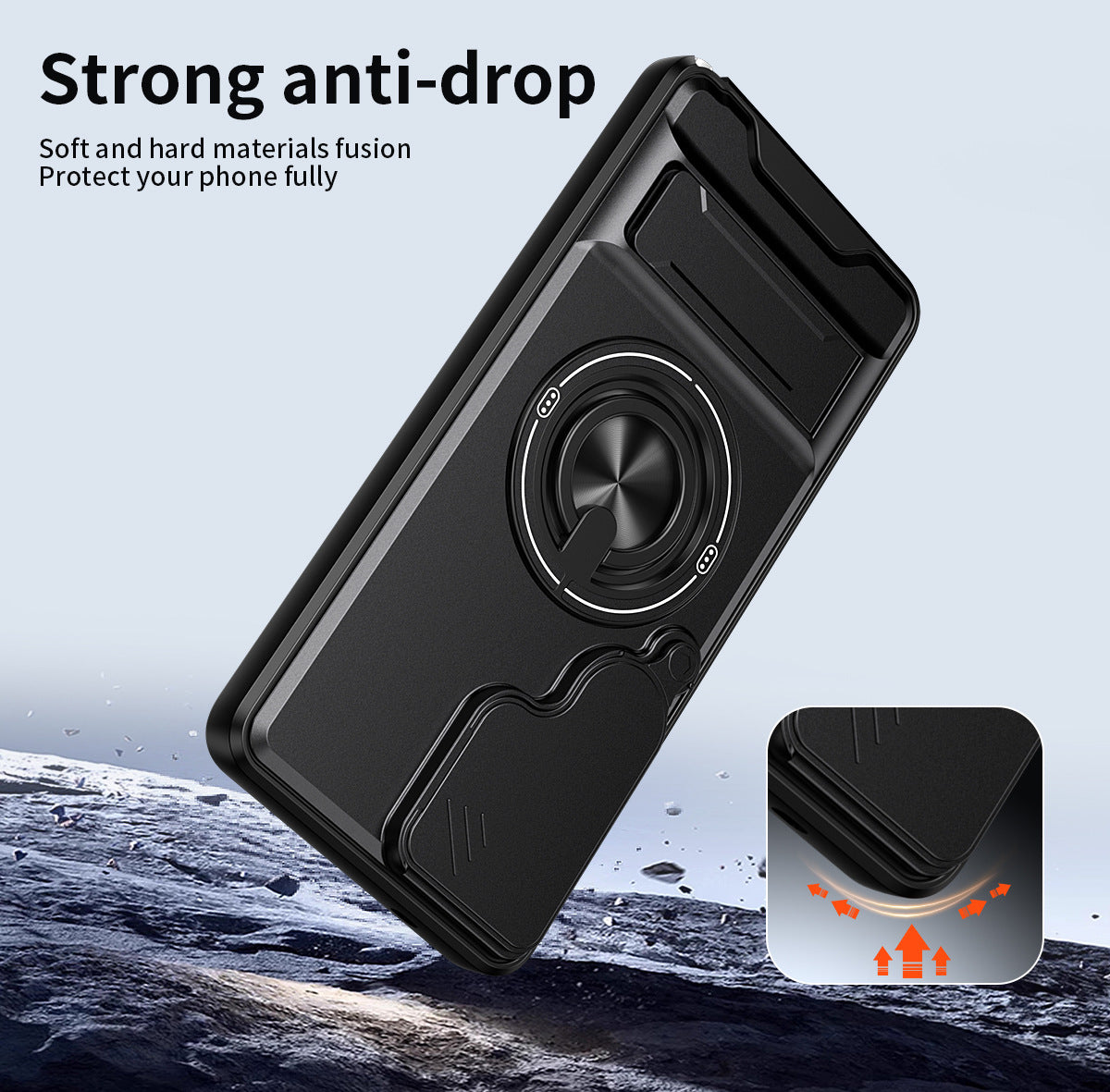 Anti-drop stand magnetic Samsung phone case