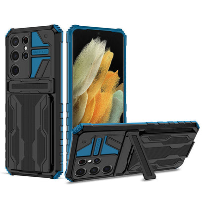 Card holder and drop-proof Samsung phone case