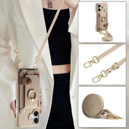 Long lanyard crossbody iPhone case