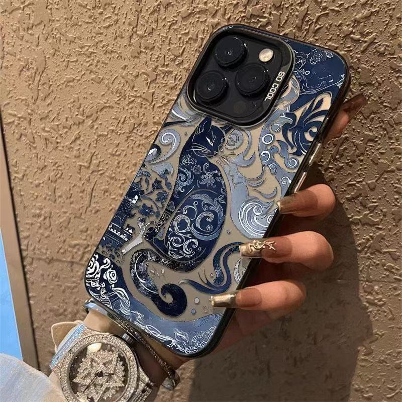Totem Cat Anti-drop Apple Phone Case