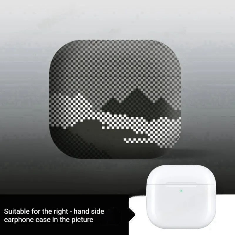 Matte Carbon Fiber Texture AirPods Case