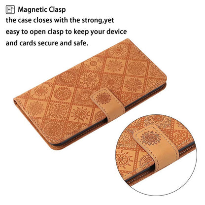 Embossed leather Apple phone case
