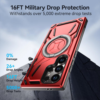 Golden Armor 2nd Generation Magnetic Stand Anti-drop Samsung Phone Case